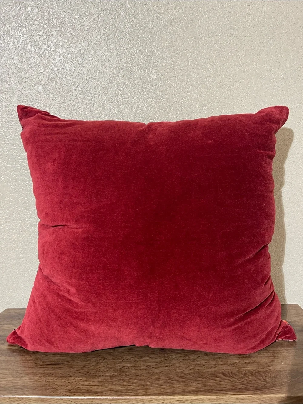 Pottery Barn Red and White Decorative Pillow Cover